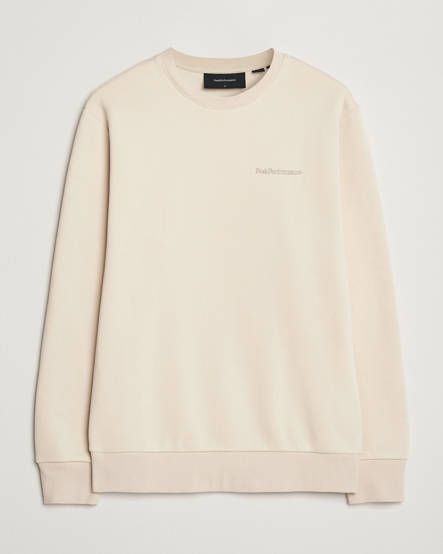 Herre | Gensere | Peak Performance | Original Crew Neck Sweatshirt Sand Fog
