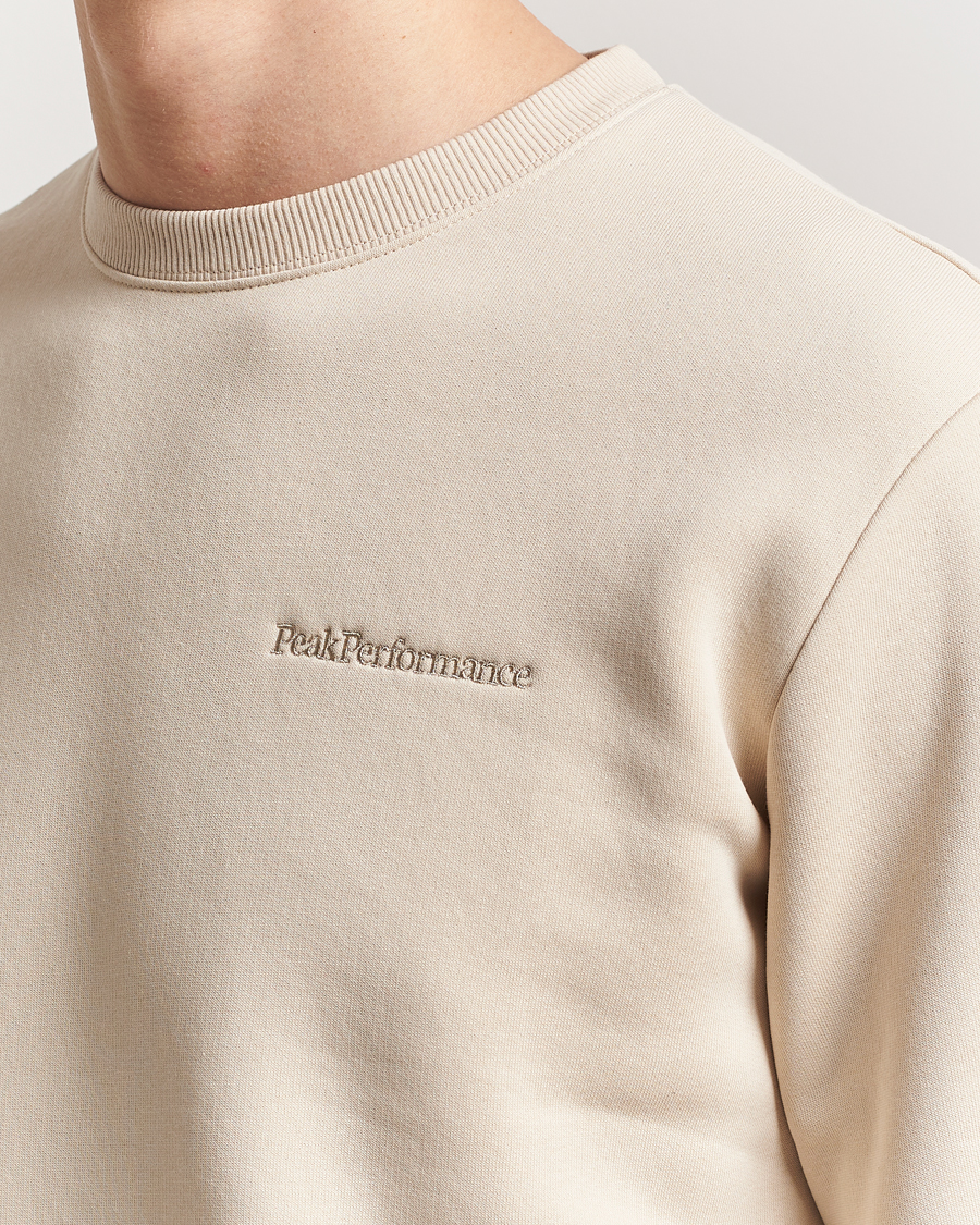 Herre | Gensere | Peak Performance | Original Crew Neck Sweatshirt Sand Fog