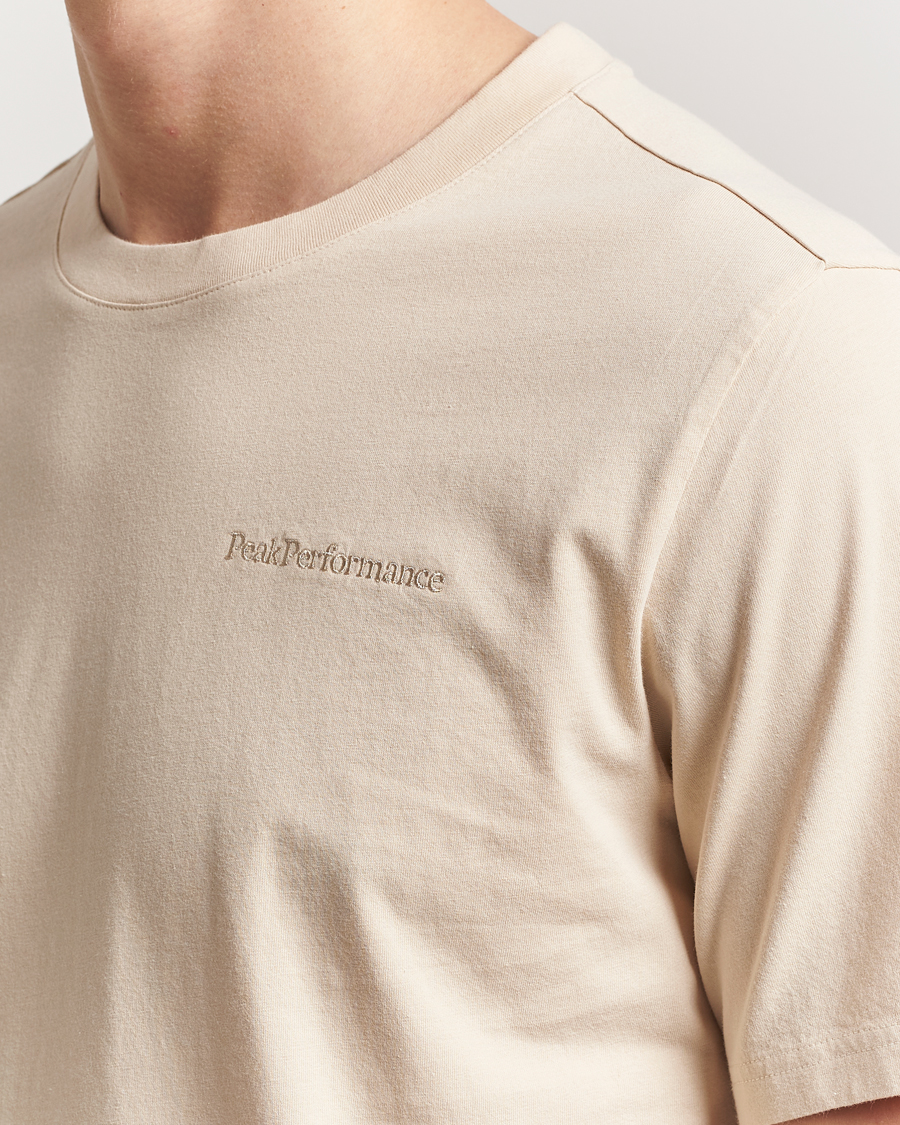Herre | T-Shirts | Peak Performance | Original Crew Neck T-Shirt Sand Fog
