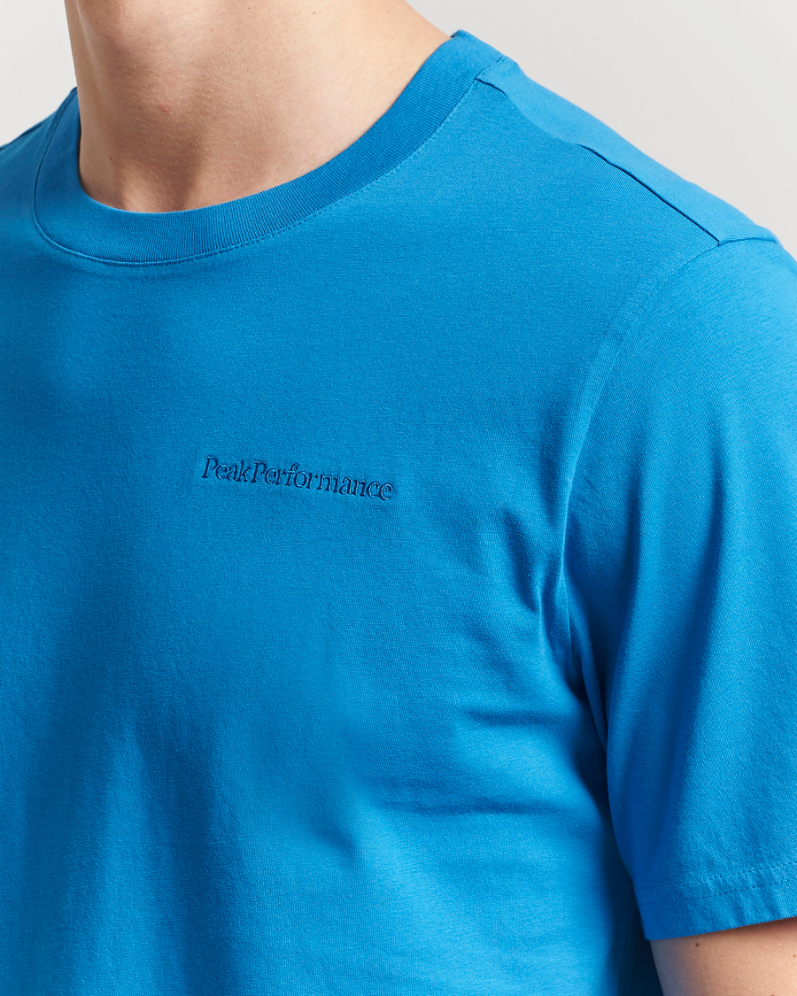 Herre | T-Shirts | Peak Performance | Original Crew Neck T-Shirt Brilliant Blue