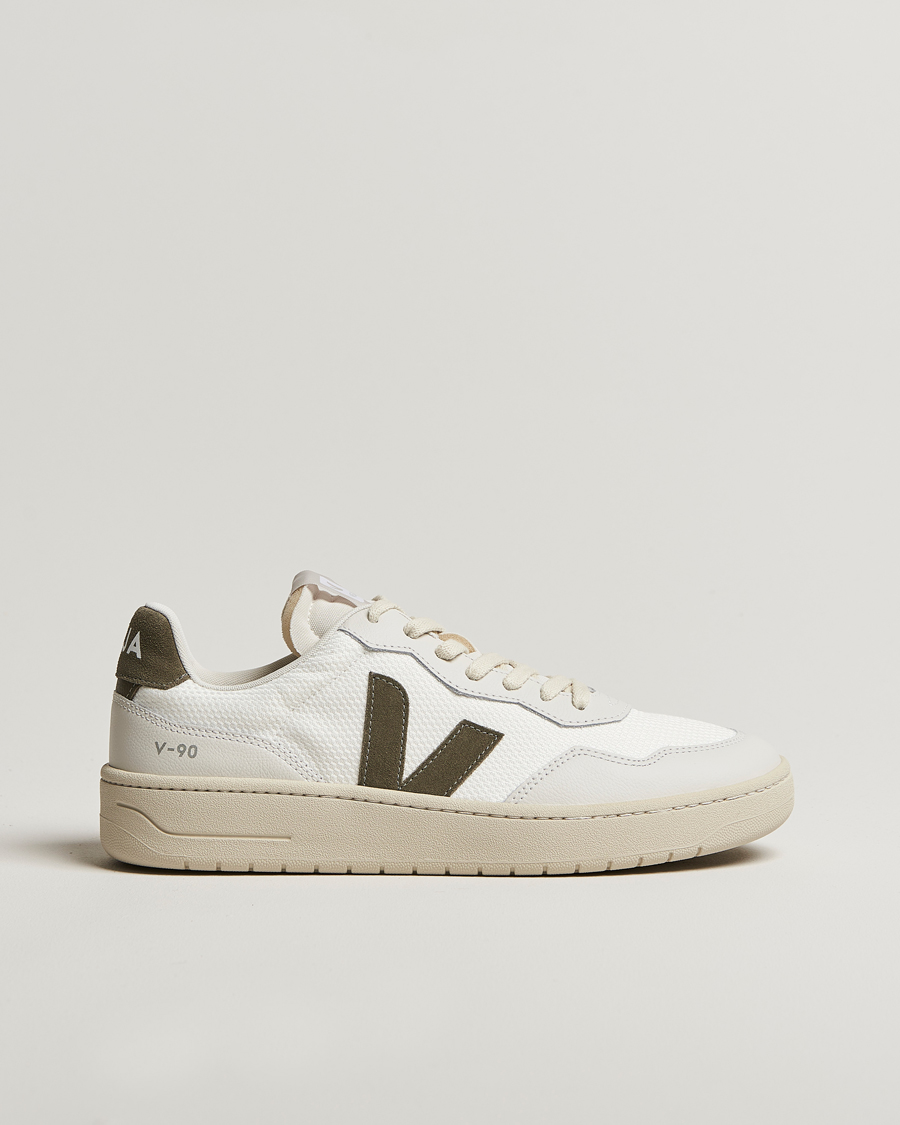 Herre | Sneakers | Veja | V-90 Mesh Sneaker White/Khaki