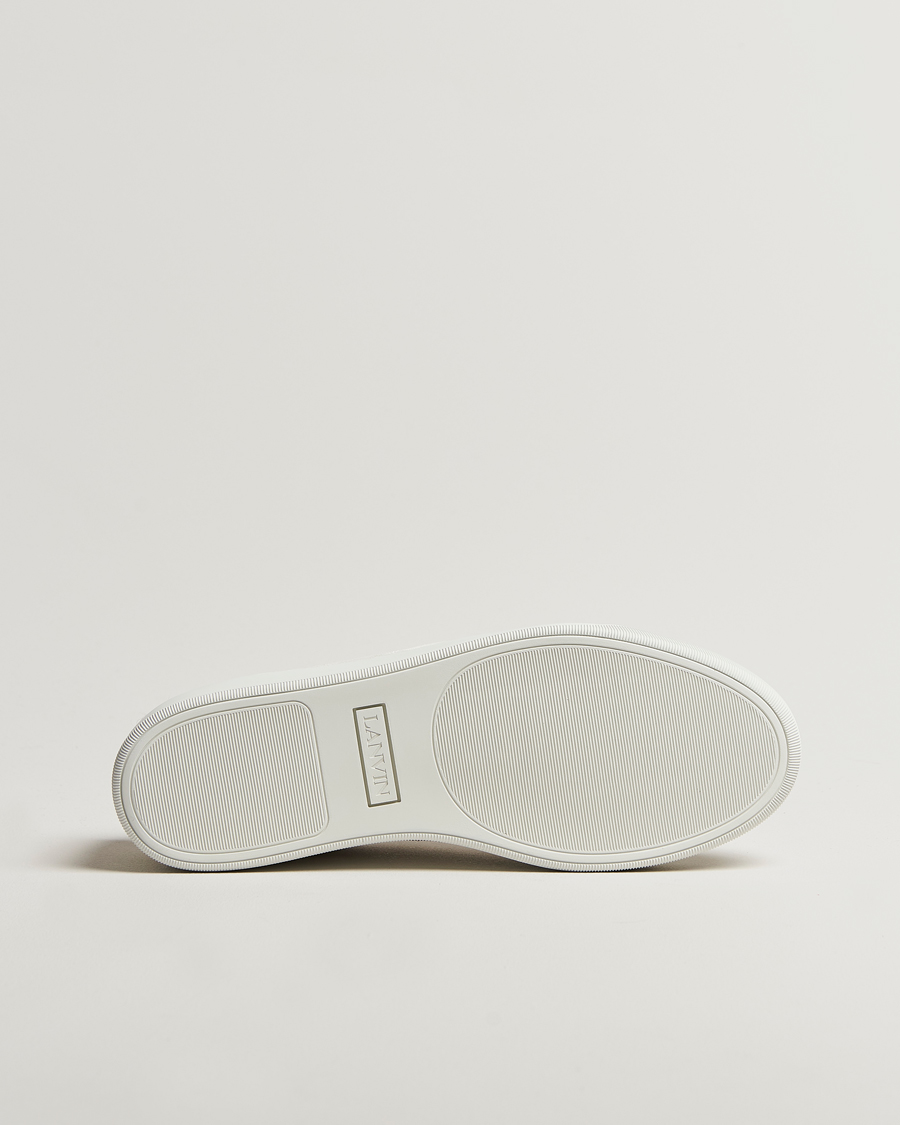 Herre | Sneakers | Lanvin | Patent Cap Toe Sneaker Ecru