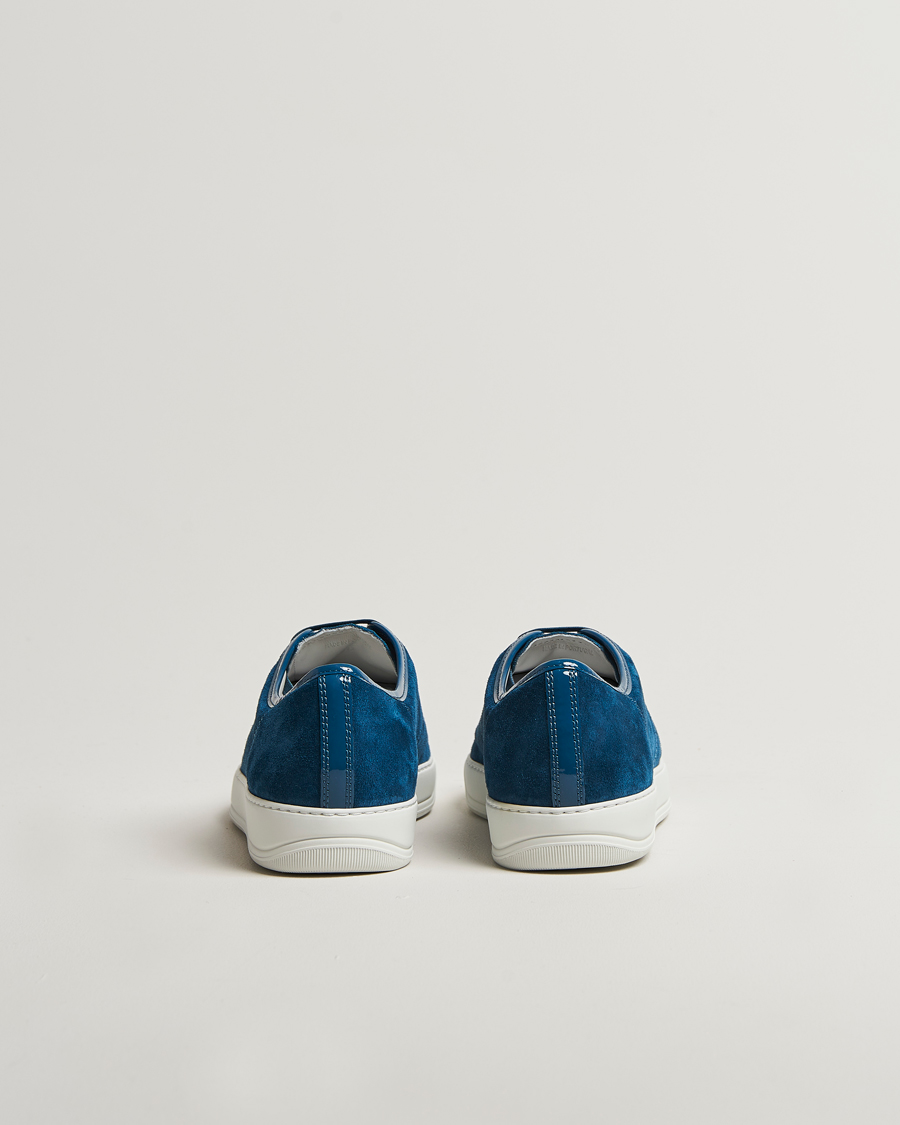 Herre | Sneakers | Lanvin | Patent Cap Toe Sneaker Petrol Blue
