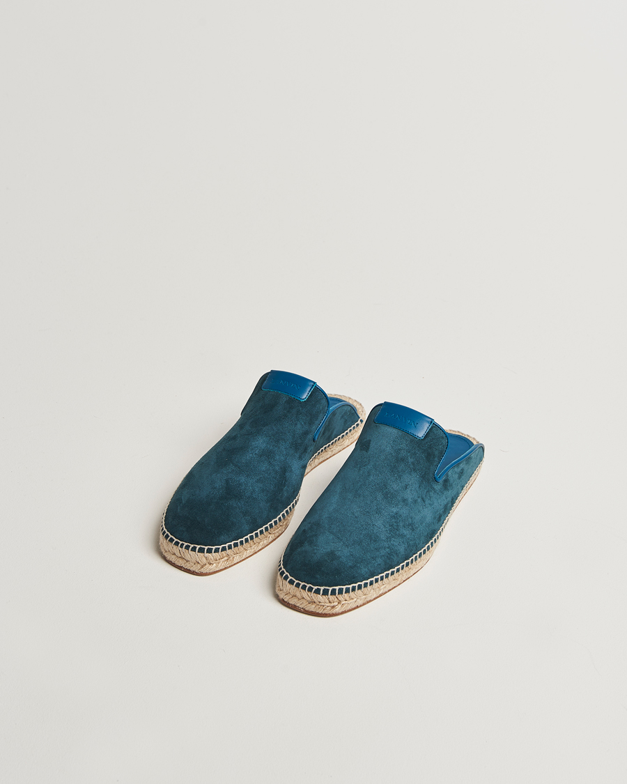 Herre | Lanvin Espadrilles Petrol Blue | Lanvin | Espadrilles Petrol Blue