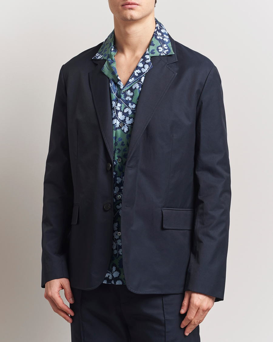 Herre | Dressjakker | Lanvin | Soft Constructed Blazer Navy