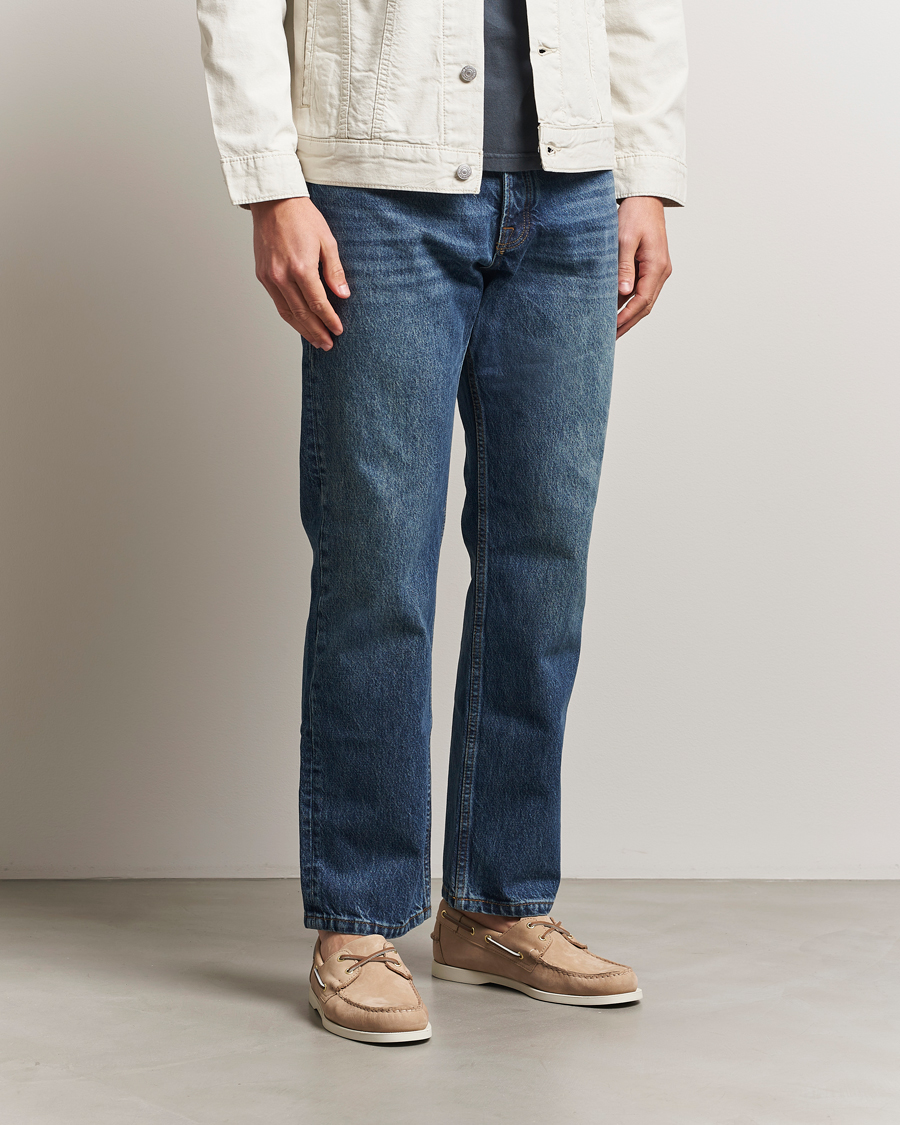 Herre | Seilersko | Sebago | Docksides Portland Nubuck Boat Shoe Beige Camel
