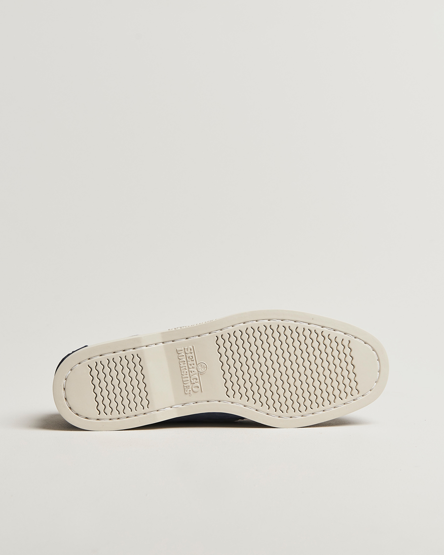 Herre | Seilersko | Sebago | Docksides Portland Nubuck Boat Shoe Blue Navy