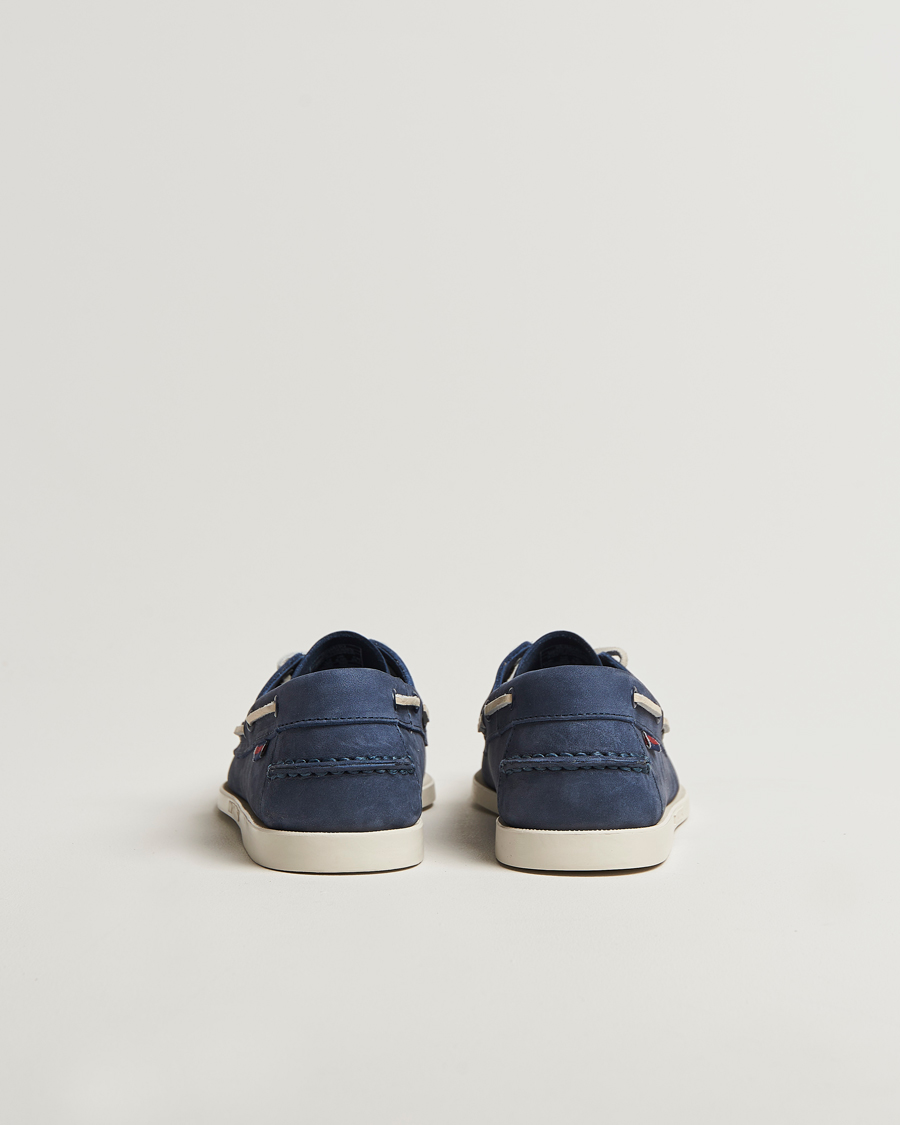 Herre | Seilersko | Sebago | Docksides Portland Nubuck Boat Shoe Blue Navy