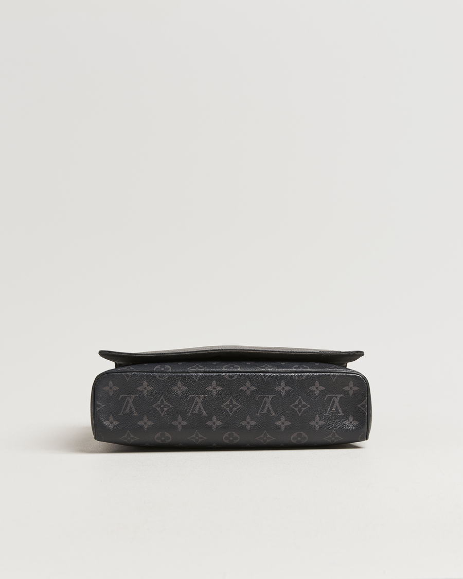 Herre | Louis Vuitton Pre-Owned District MM Bag Monogram Eclipse | Louis Vuitton Pre-Owned | District MM Bag Monogram Eclipse