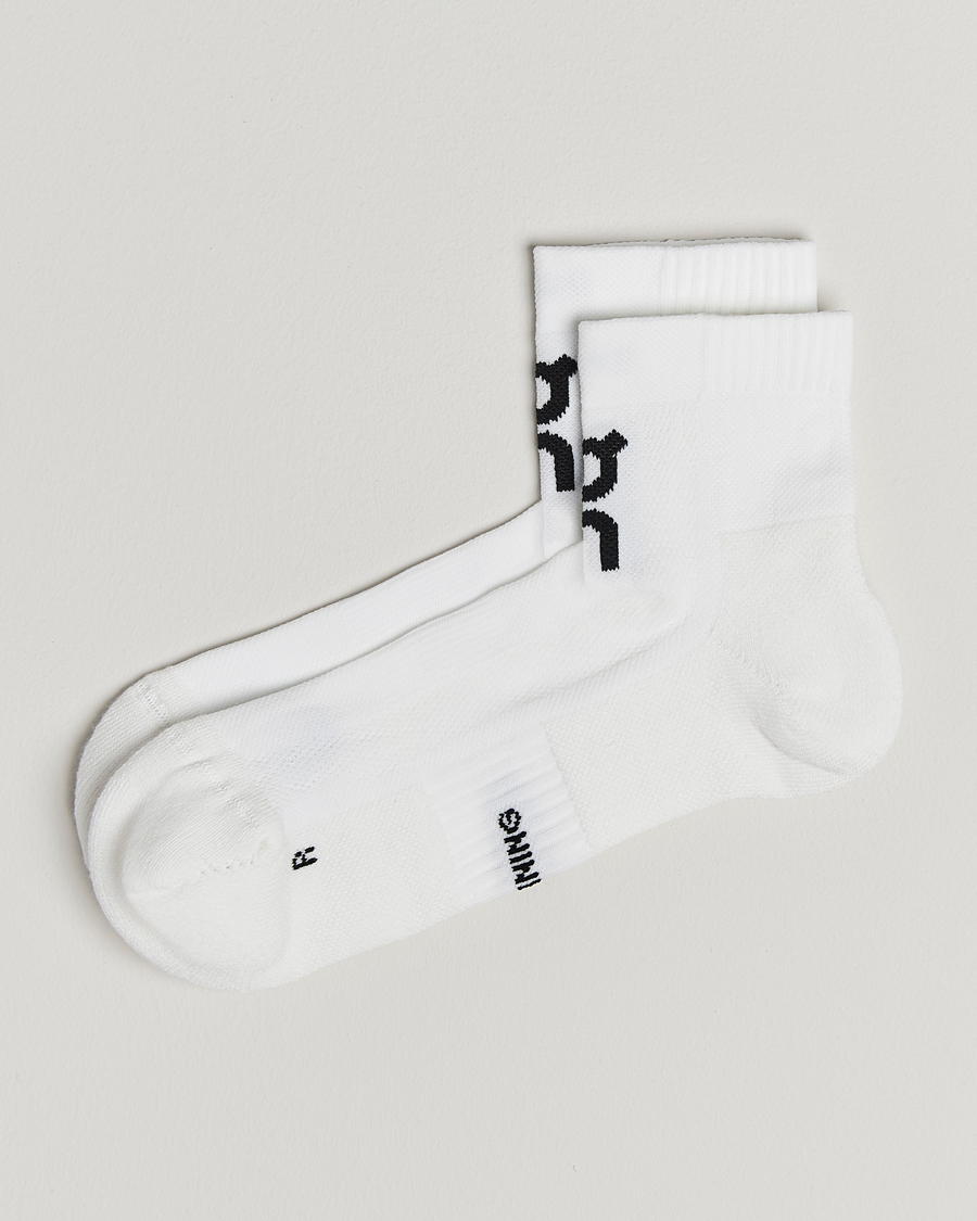 Herre | Undertøy | On | Core Run Sock Mid 2-Pack White