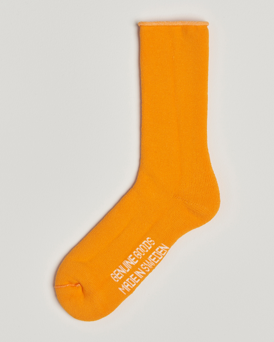 Herre | Undertøy | Sweyd | Cotton Cabin Socks Safety Orange