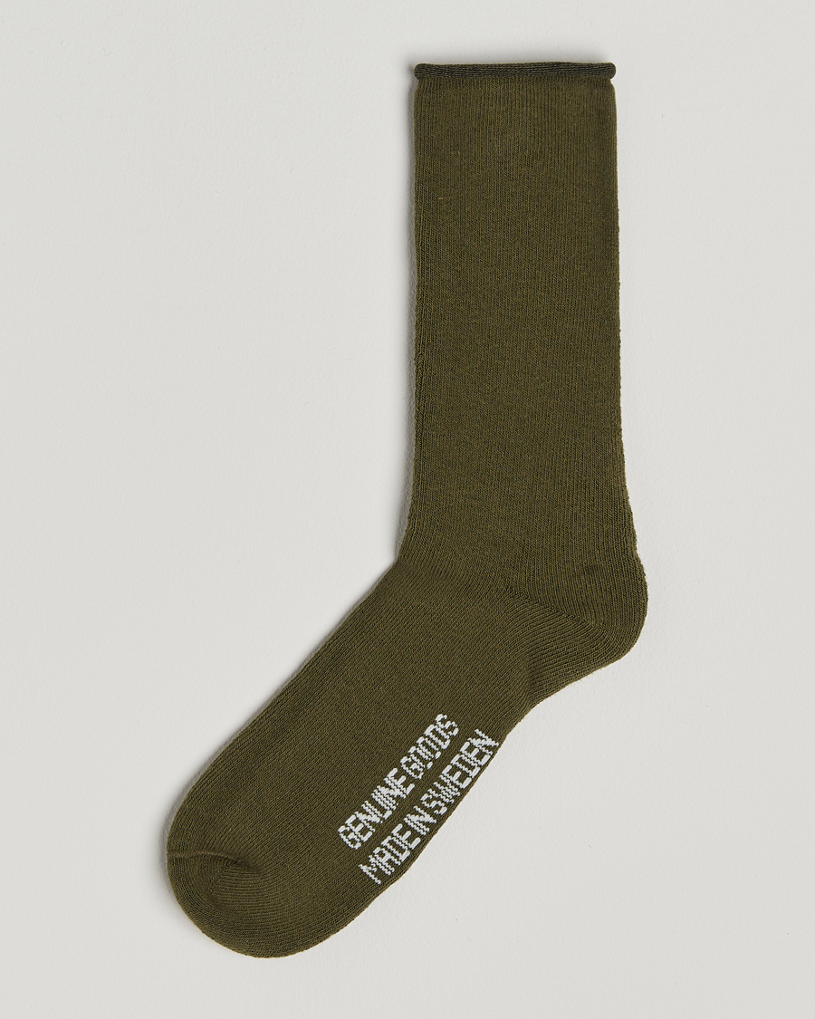 Herre | Undertøy | Sweyd | Cotton Cabin Socks Army Green