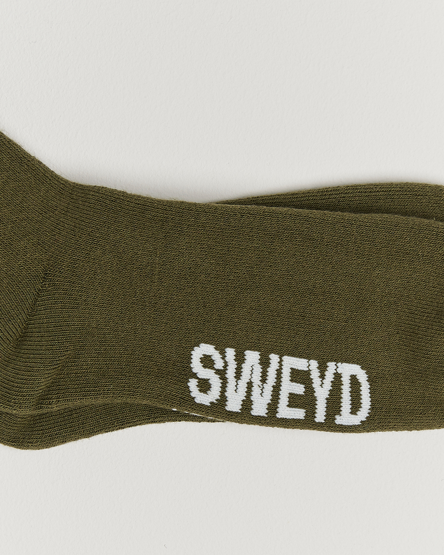 Herre | Undertøy | Sweyd | Cotton Cabin Socks Army Green