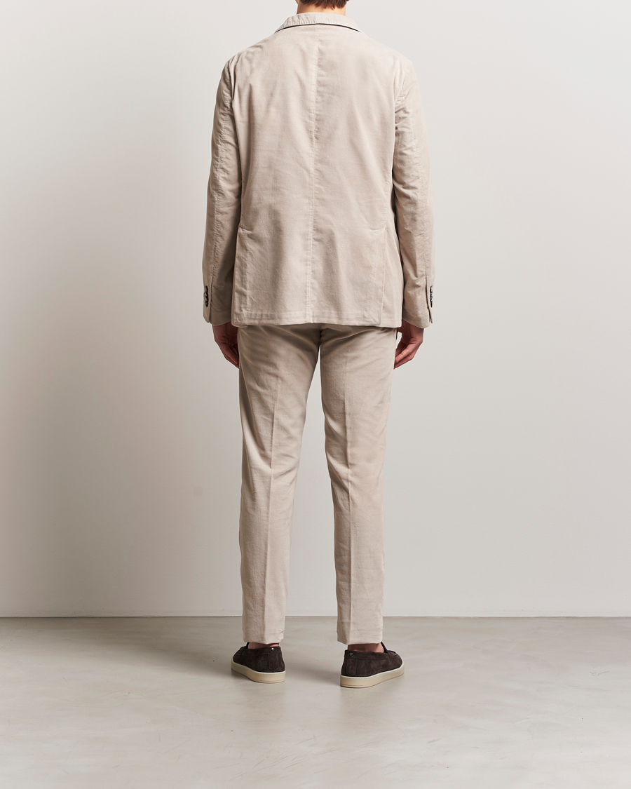Herre | Dresser | Massimo Alba | Sloop Baby Corduroy Suit Beige