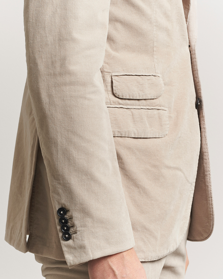 Herre | Dresser | Massimo Alba | Sloop Baby Corduroy Suit Beige