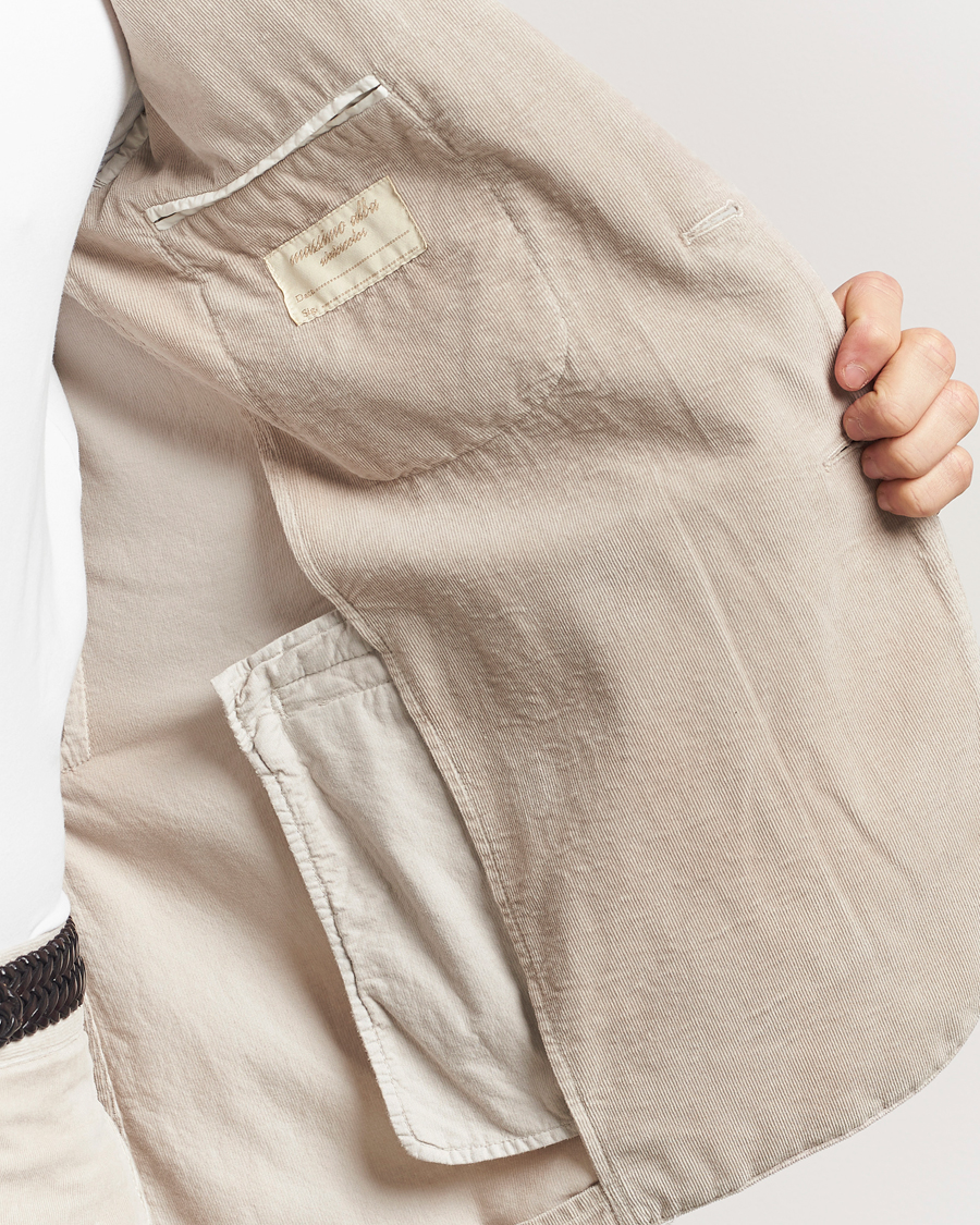Herre | Dresser | Massimo Alba | Sloop Baby Corduroy Suit Beige