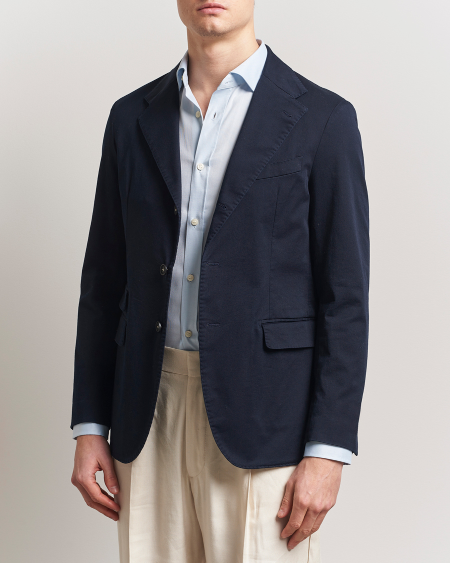 Herre | Dressjakker | Massimo Alba | Sloop Cotton Blazer Navy