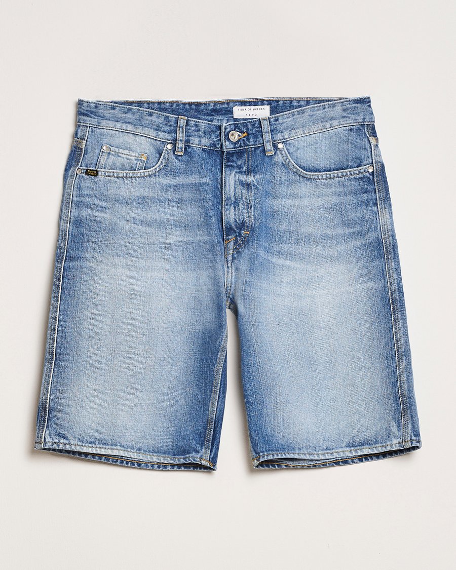 Herre | Shorts | Tiger of Sweden | Kylian Denim Shorts Medium Blue
