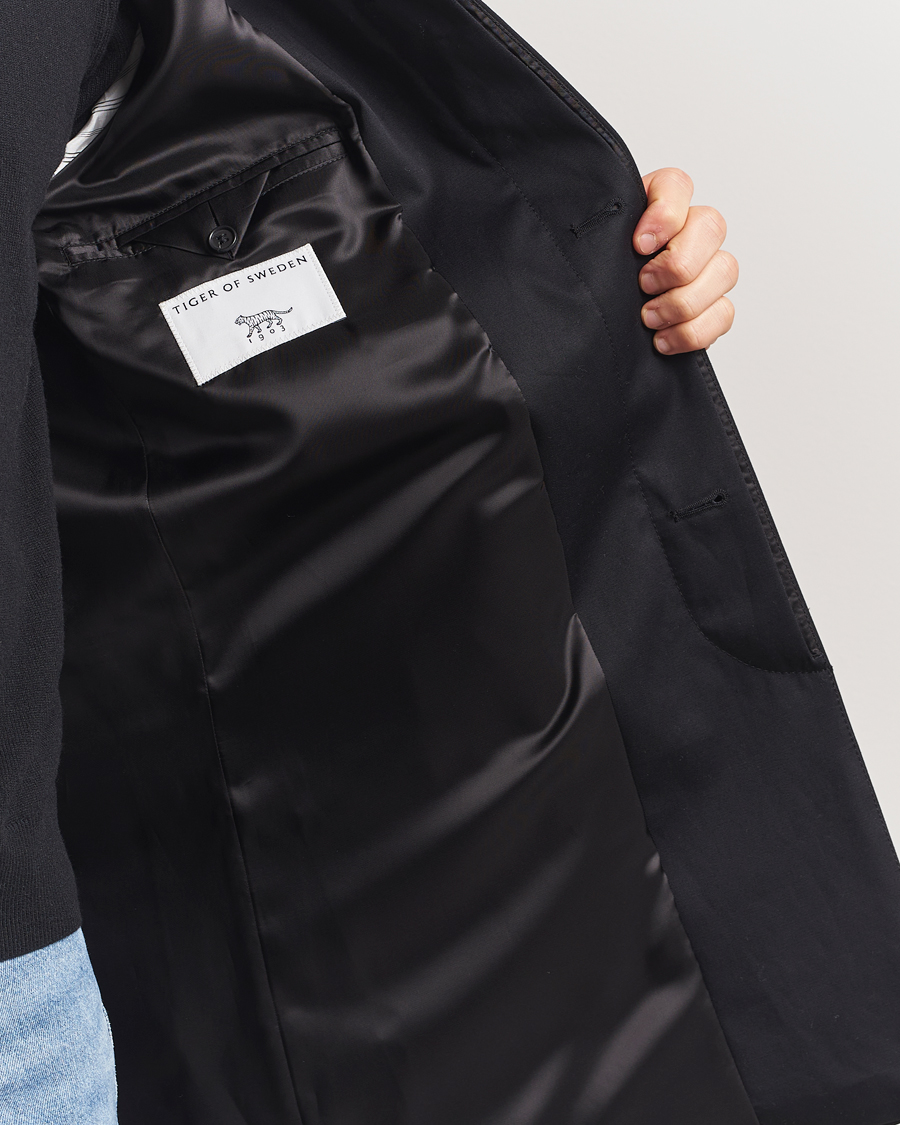 Herre | Jakker | Tiger of Sweden | Cane Car Coat Black