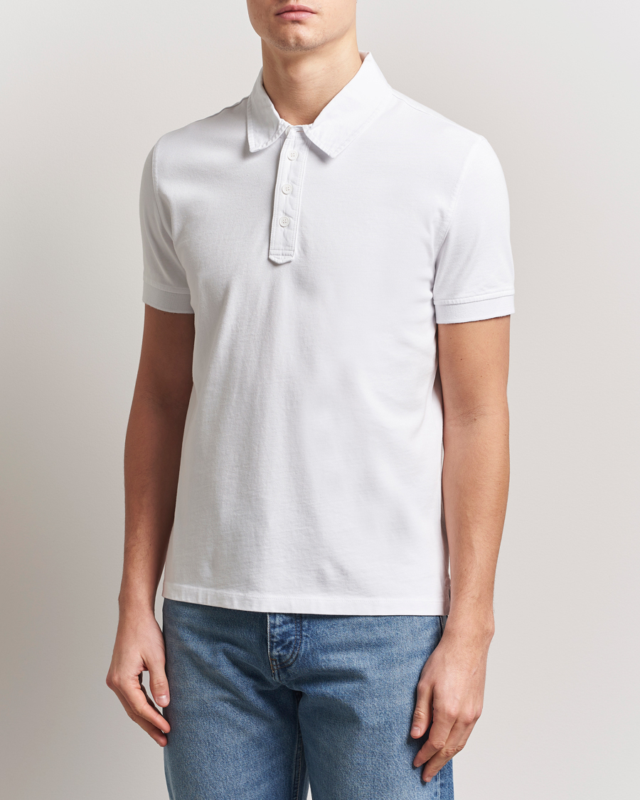 Herre | Pikéer | Tiger of Sweden | Ronen Cotton Polo Pure White