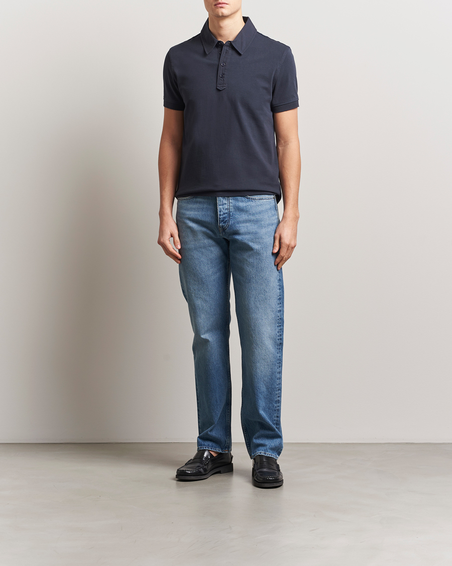 Herre | Pikéer | Tiger of Sweden | Ronen Cotton Polo Light Ink