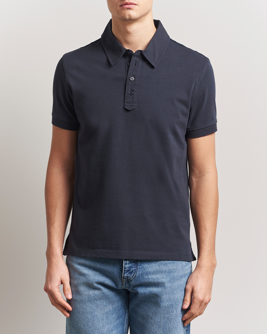 Herre | Pikéer | Tiger of Sweden | Ronen Cotton Polo Light Ink