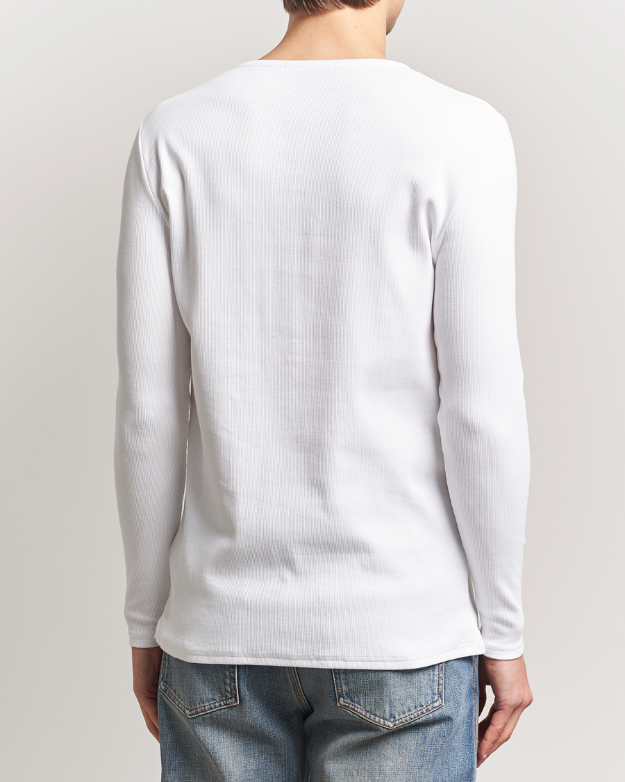 Herre | Gensere | Tiger of Sweden | Roye Long Sleeve Henley Pure White