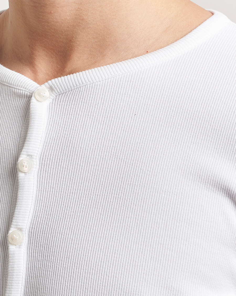 Herre | Gensere | Tiger of Sweden | Roye Long Sleeve Henley Pure White