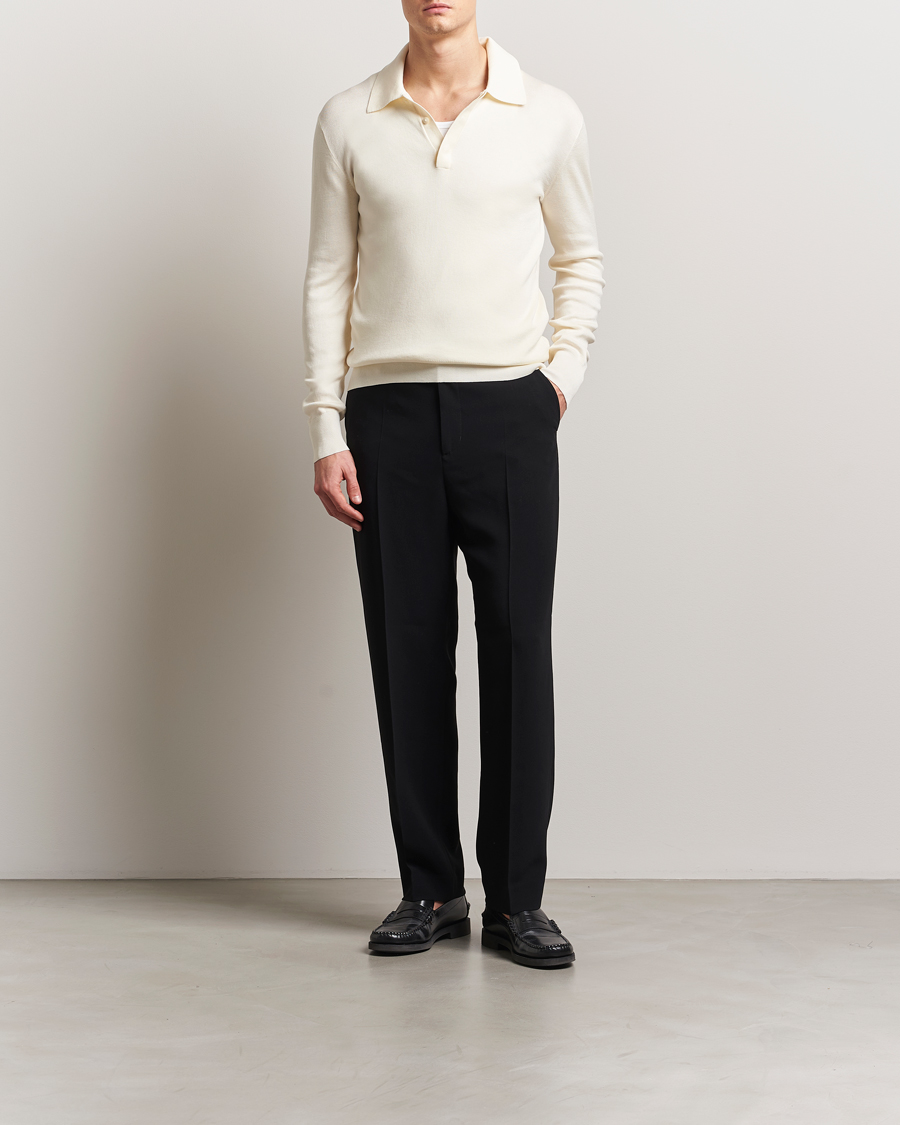 Herre | Gensere | Tiger of Sweden | Appleton Knitted Polo Fever White