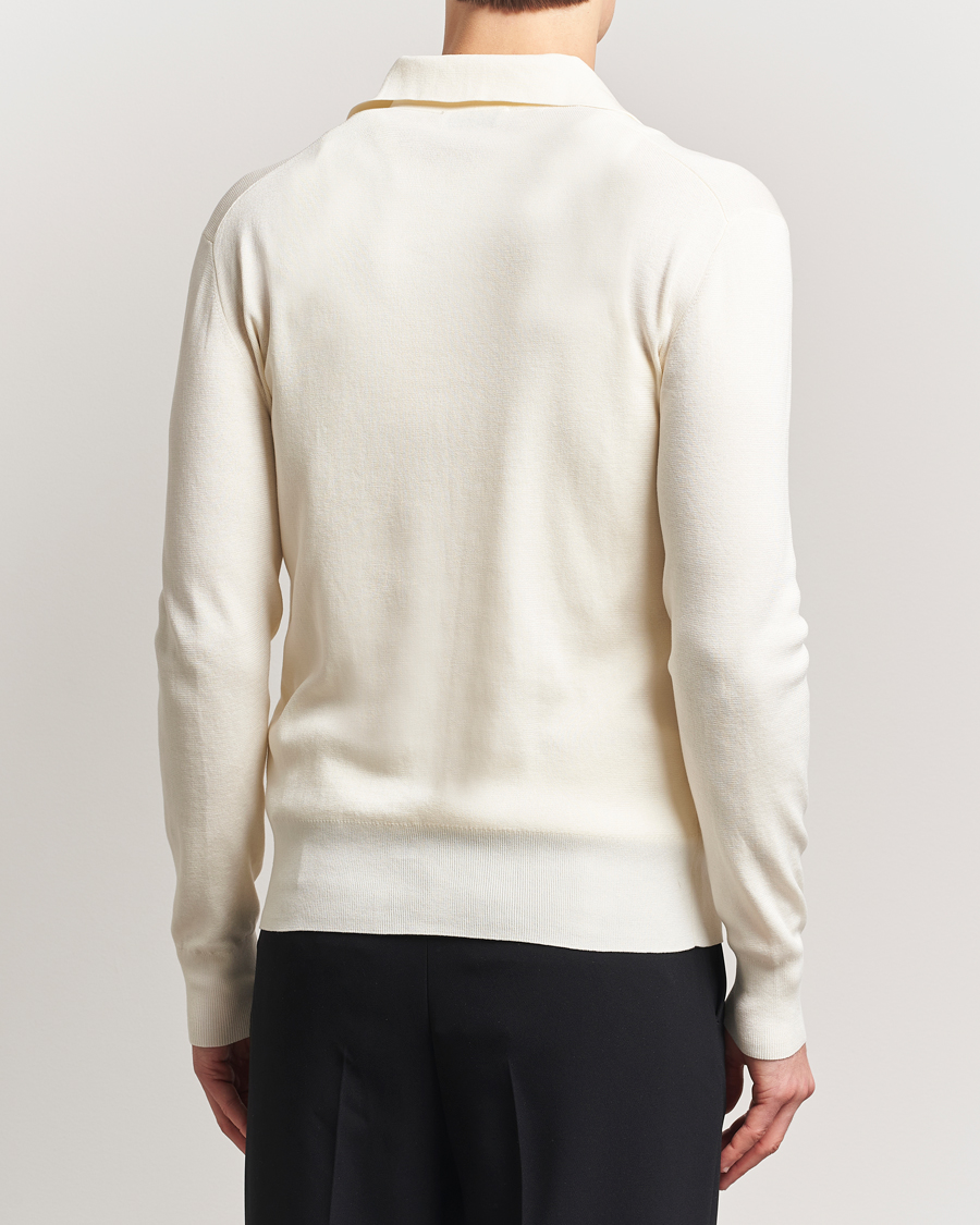 Herre | Gensere | Tiger of Sweden | Appleton Knitted Polo Fever White