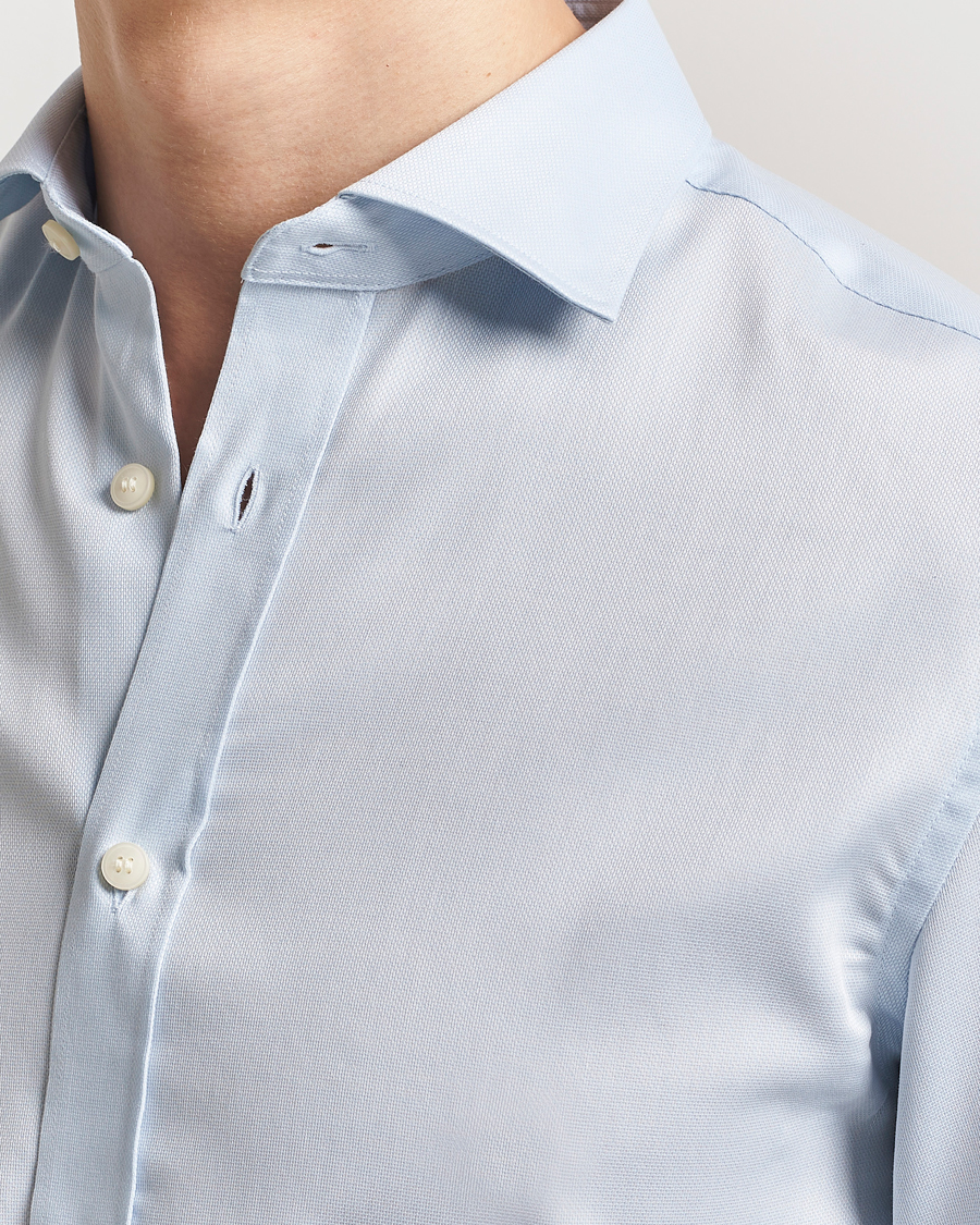 Herre | Skjorter | Tiger of Sweden | Adley Cotton Shirt Light Blue
