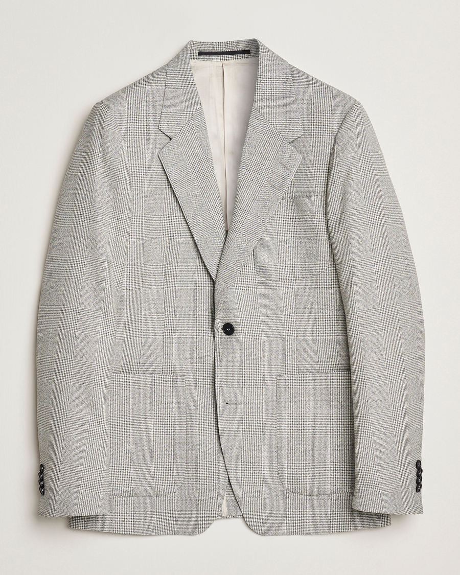 Herre | Dressjakker | Tiger of Sweden | Julien Wool Checked Blazer Granite