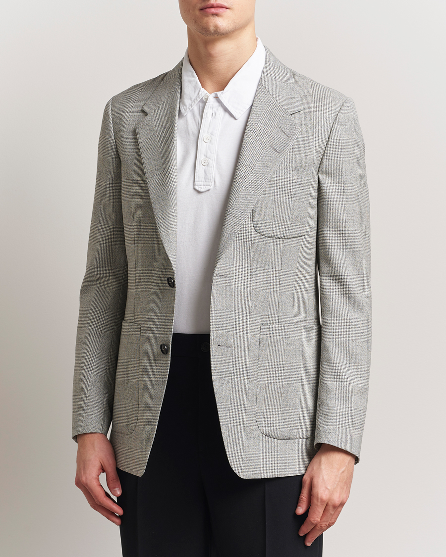 Herre | Dressjakker | Tiger of Sweden | Julien Wool Checked Blazer Granite