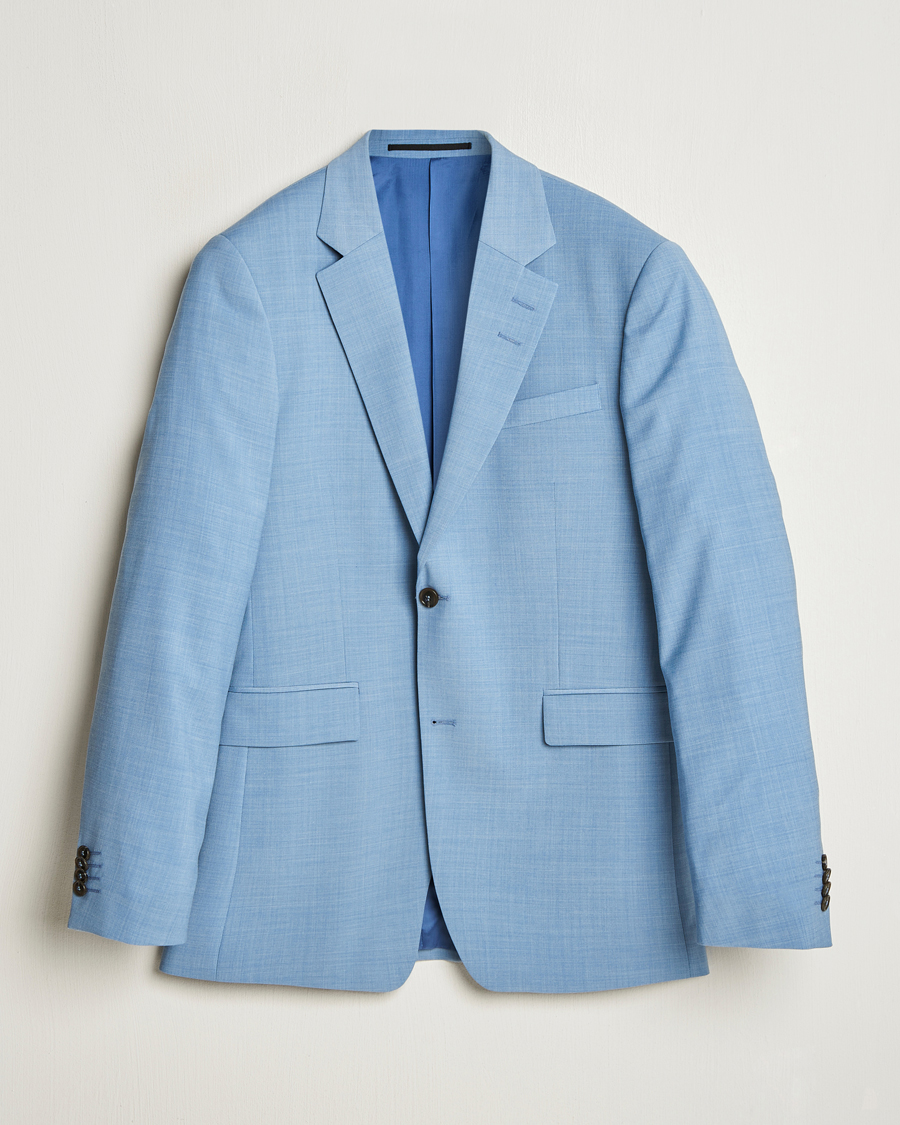 Herre | Dressjakker | Tiger of Sweden | Justin Wool Blazer Rustic Blue