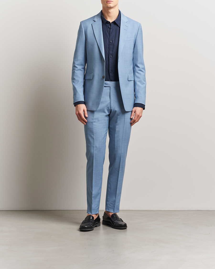 Herre | Dressjakker | Tiger of Sweden | Justin Wool Blazer Rustic Blue