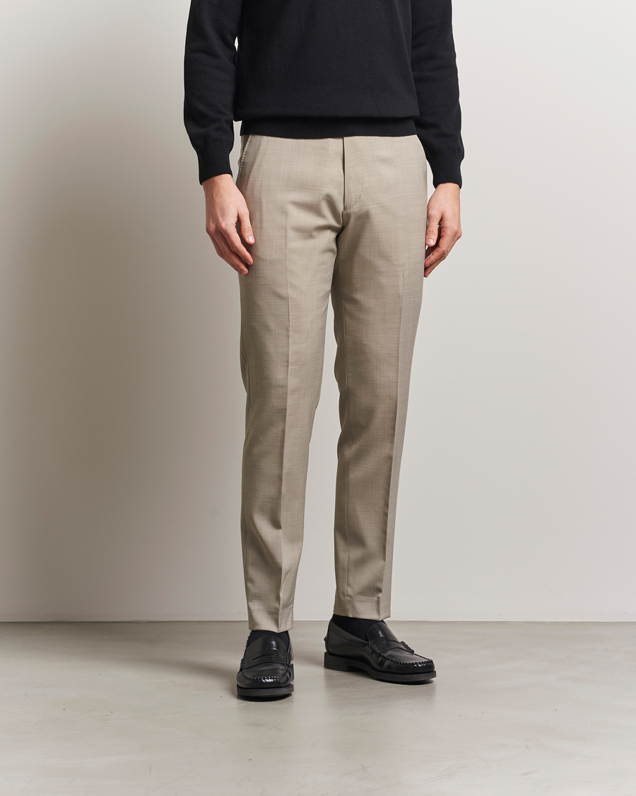 Herre | Bukser | Tiger of Sweden | Tenuta Wool Trousers Sand
