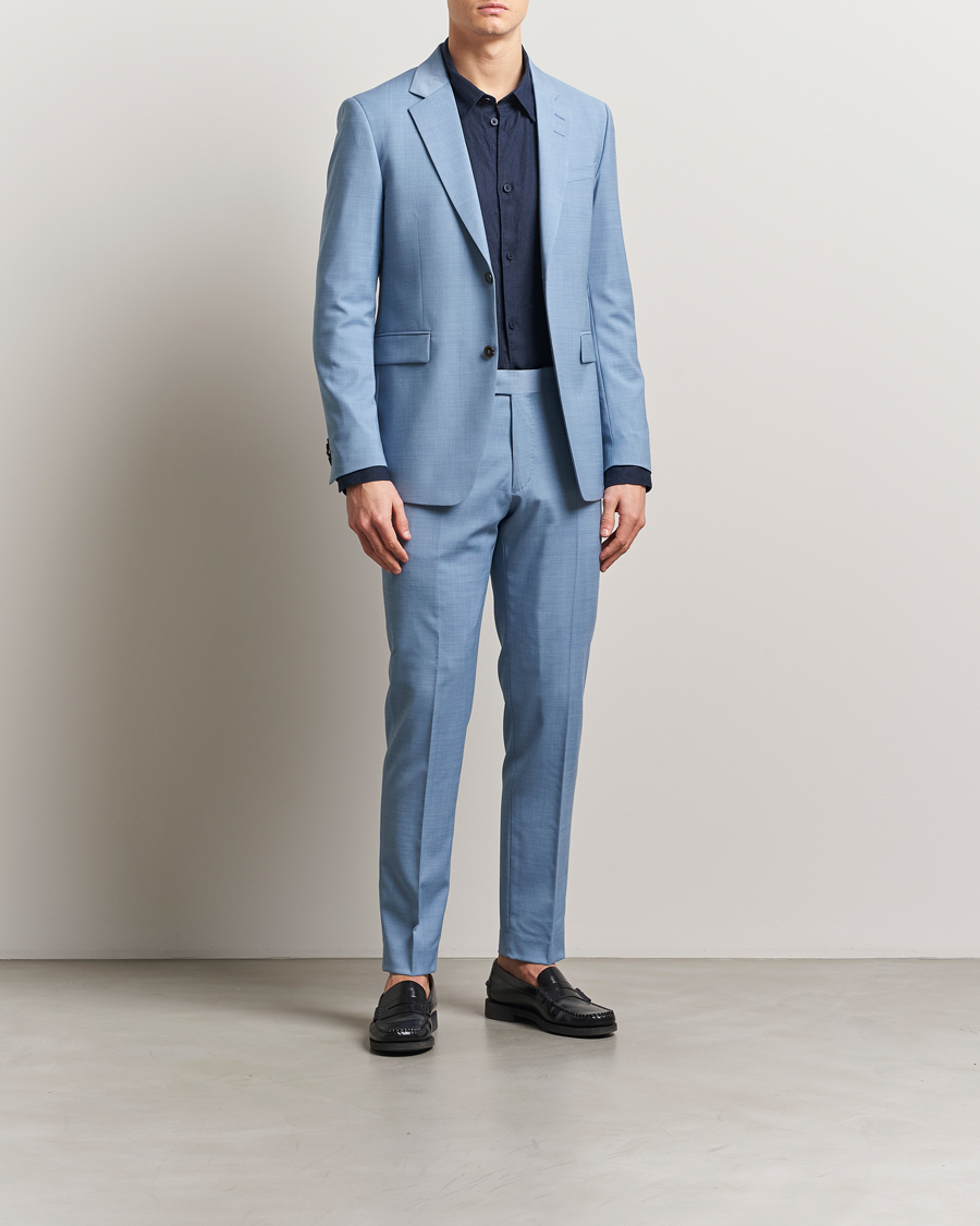 Herre | Bukser | Tiger of Sweden | Tenuta Wool Trousers Rustic Blue