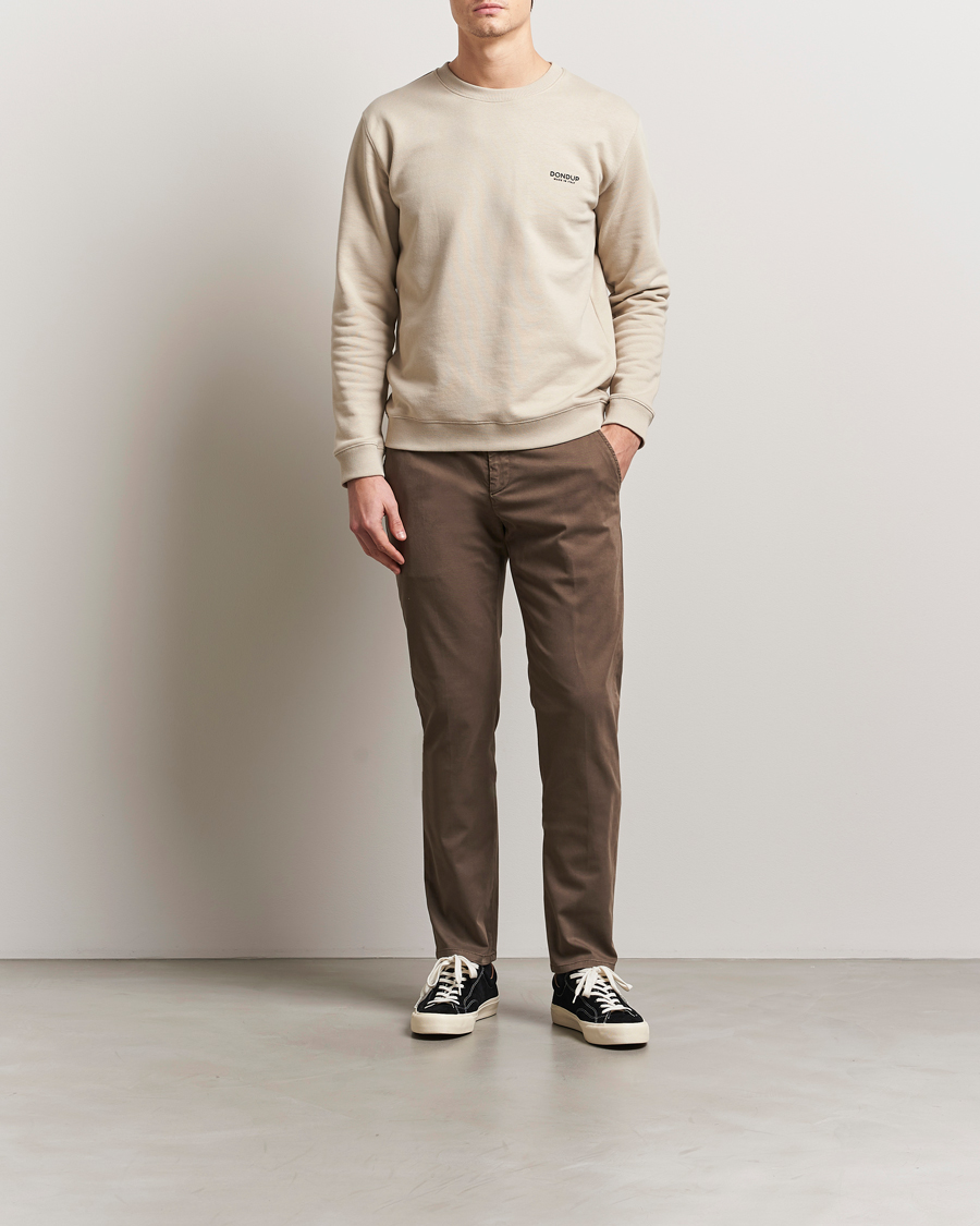 Herre | Bukser | Dondup | Spiritisimo Peached Gabardine Chino Brown