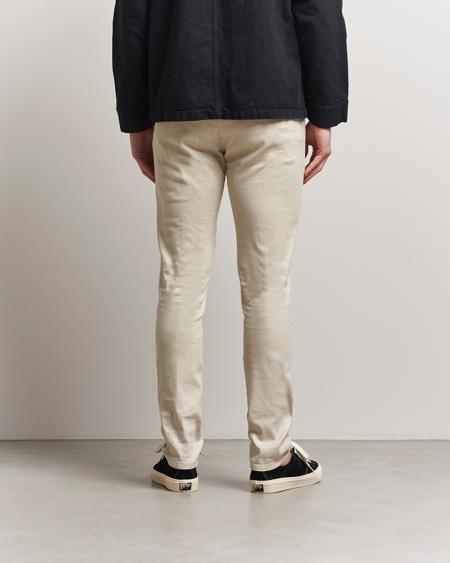 Herre | Bukser | Dondup | Gaubert Linen Stretch Chinos Ecru