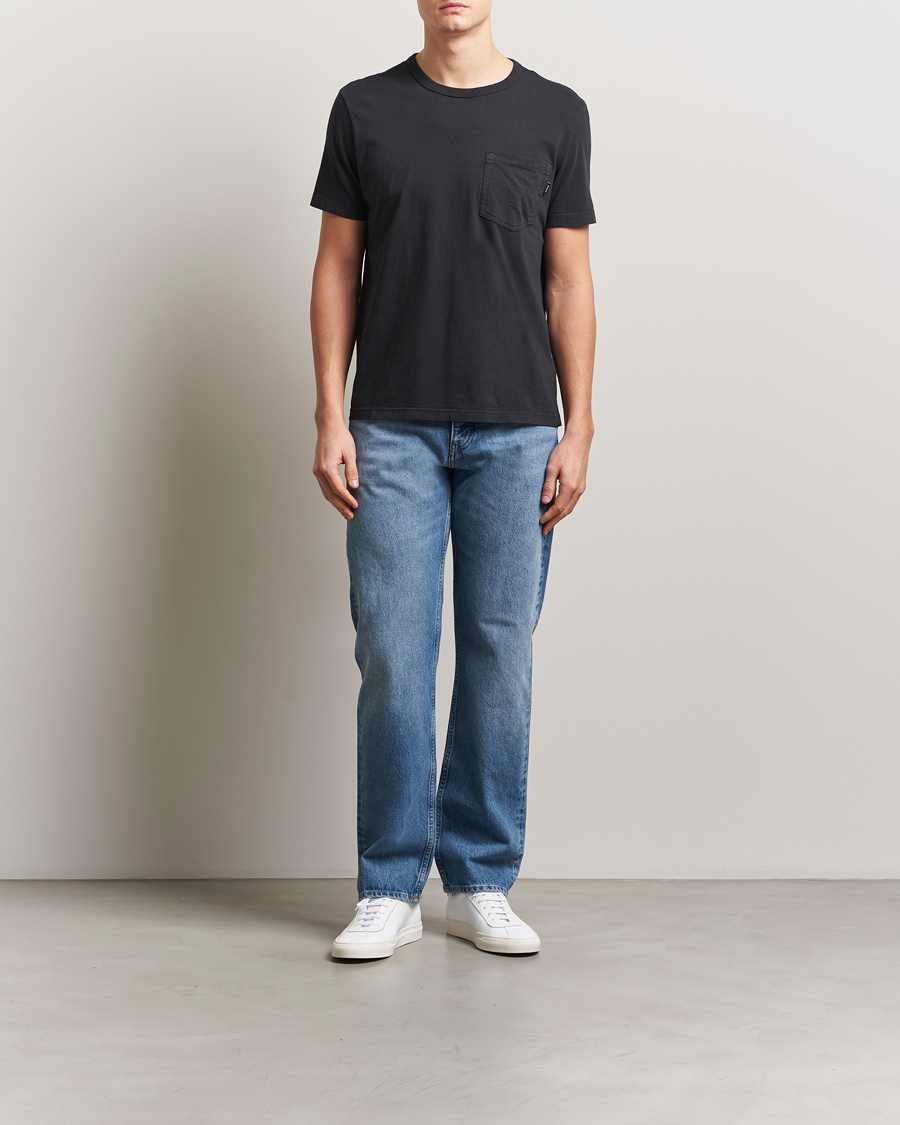 Herre | T-Shirts | Dondup | Pocket Crew Neck T-Shirt Black