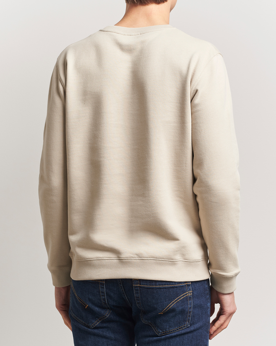 Herre | Gensere | Dondup | Logo Crew Neck Sweatshirt Sand