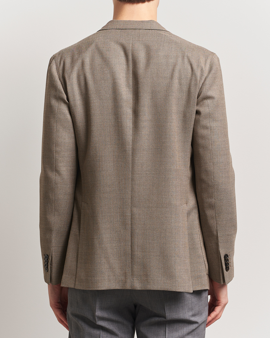 Herre | Dressjakker | Boglioli | K Jacket Wool Hopsack Blazer Beige