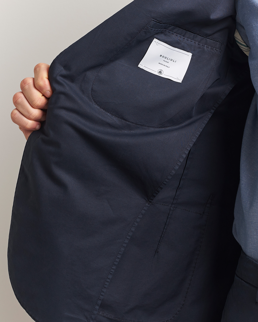 Herre | Dresser | Boglioli | K Jacket Supima Cotton Suit Navy