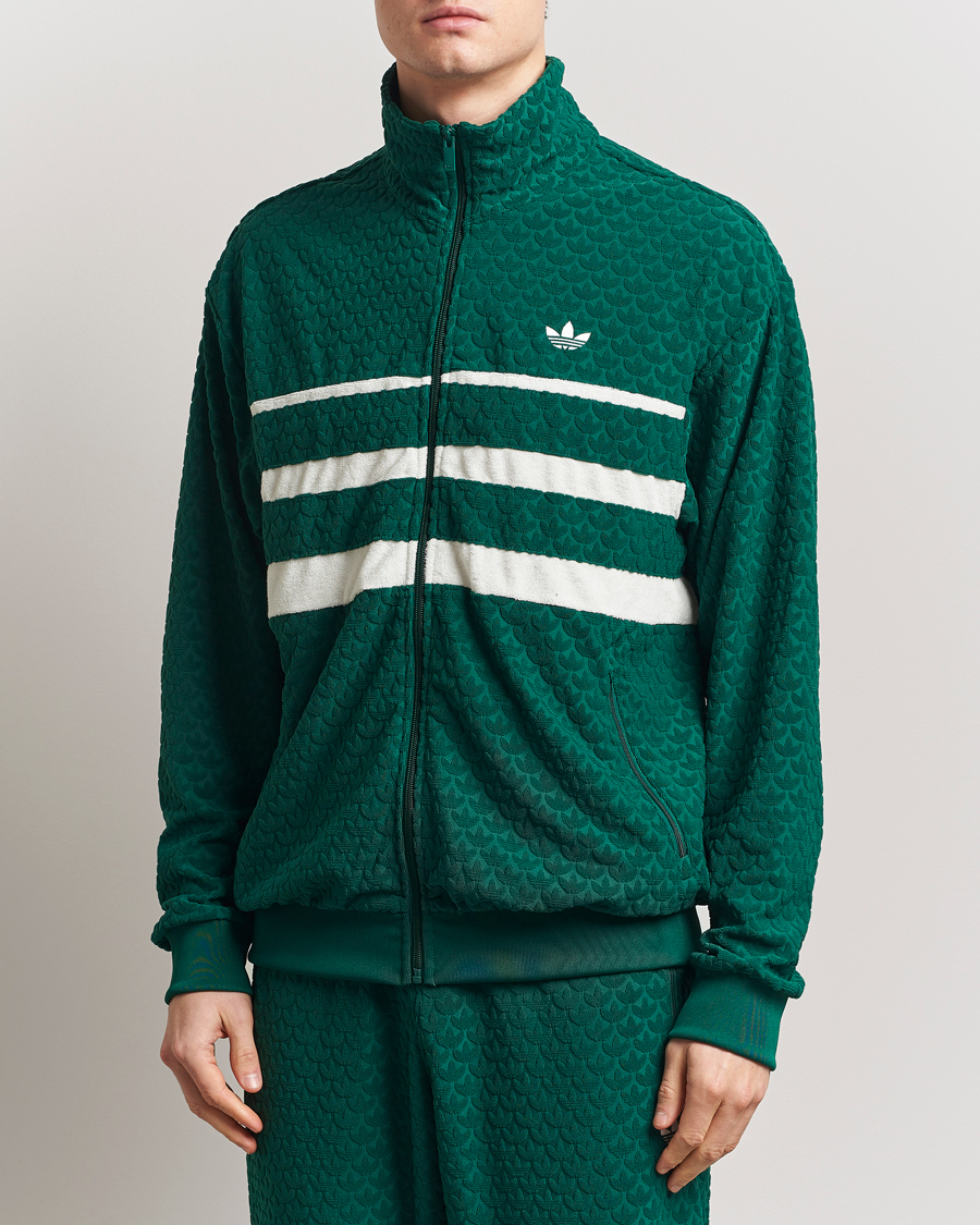 Herre | Gensere | adidas Originals | Q12 Monogram Track Jacket Green