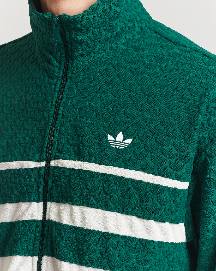 Herre | Gensere | adidas Originals | Q12 Monogram Track Jacket Green