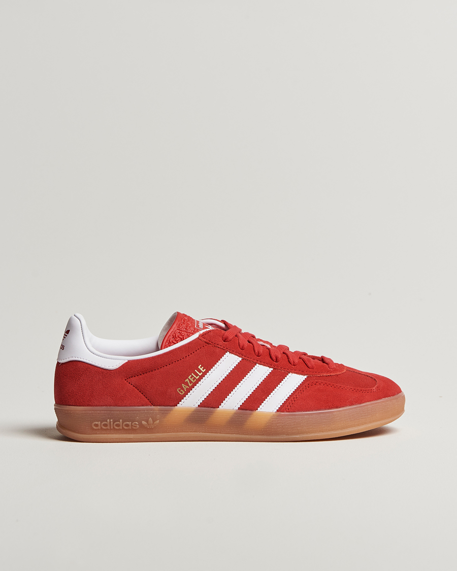Herre | Sneakers | adidas Originals | Gazelle Indoor Sneaker Red/White