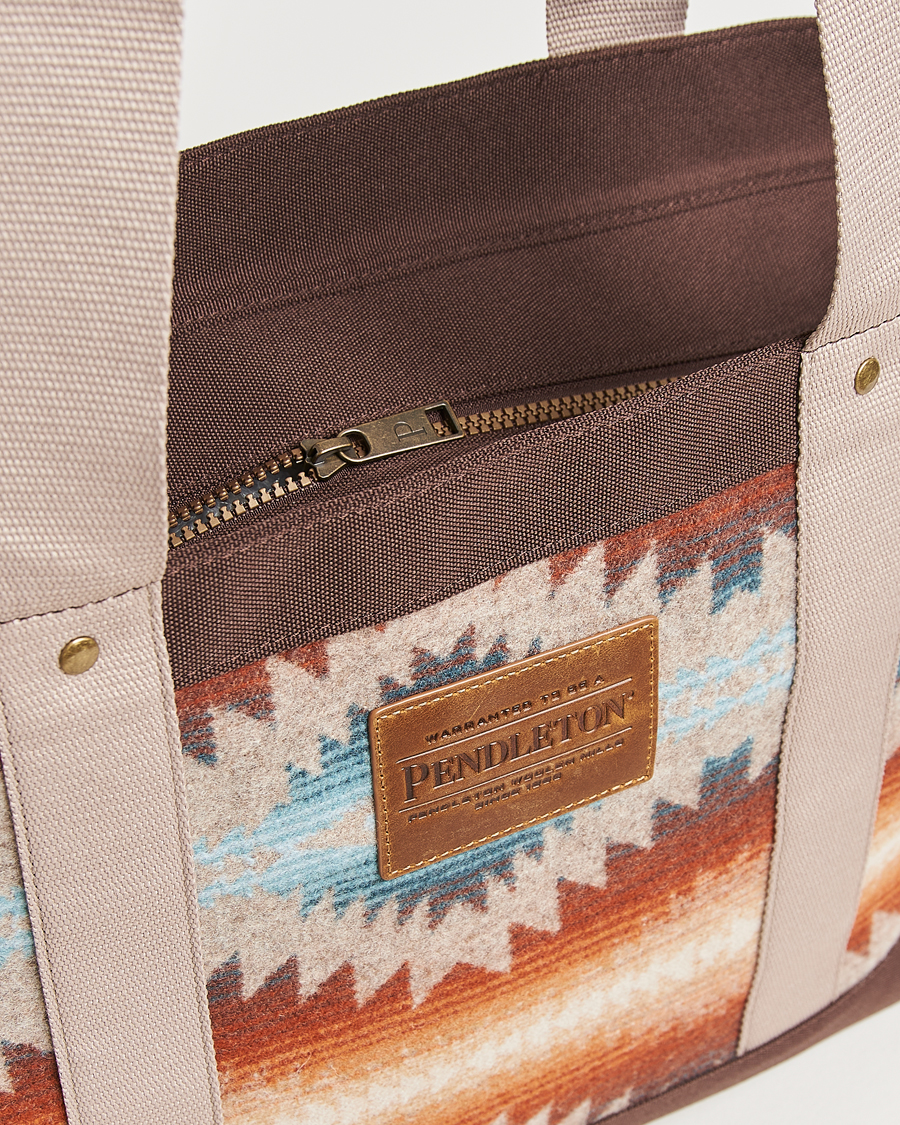 Herre | Vesker | Pendleton | Zip Tote Bag Sunset Pass Brown