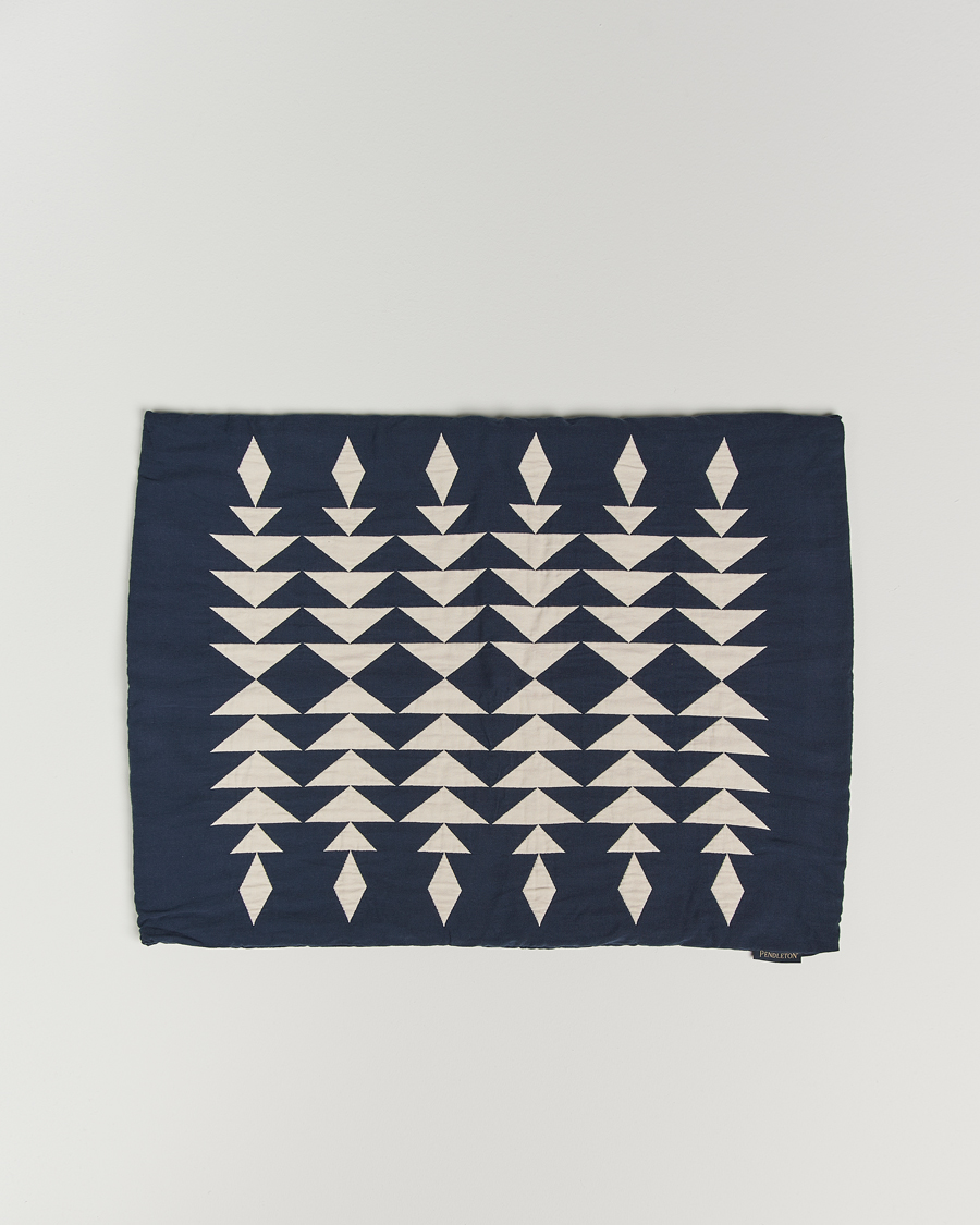 Herre | Pendleton Organic Cotton Matelasse Pillow Midnight Nova | Pendleton | Organic Cotton Matelasse Pillow Midnight Nova
