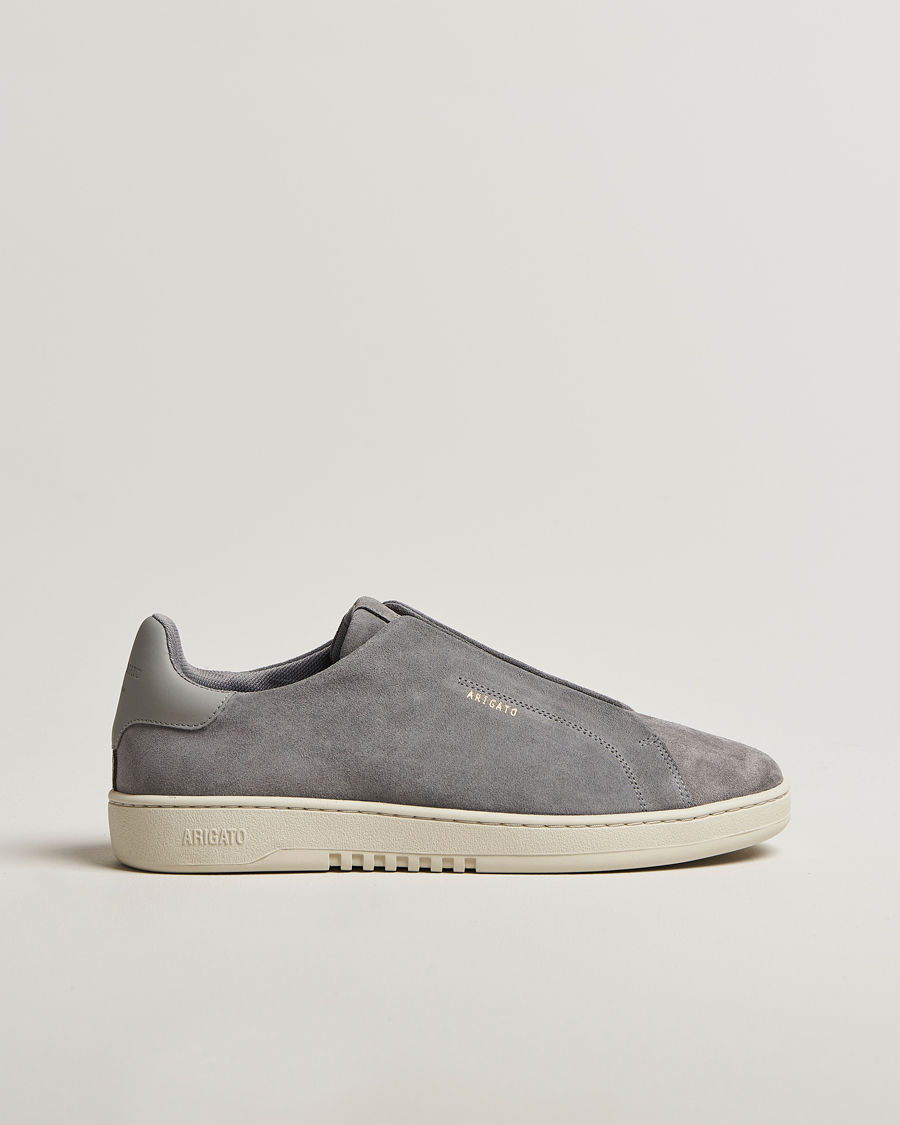 Herre | Sneakers | Axel Arigato | Dice Laceless Suede Sneaker Dark Grey