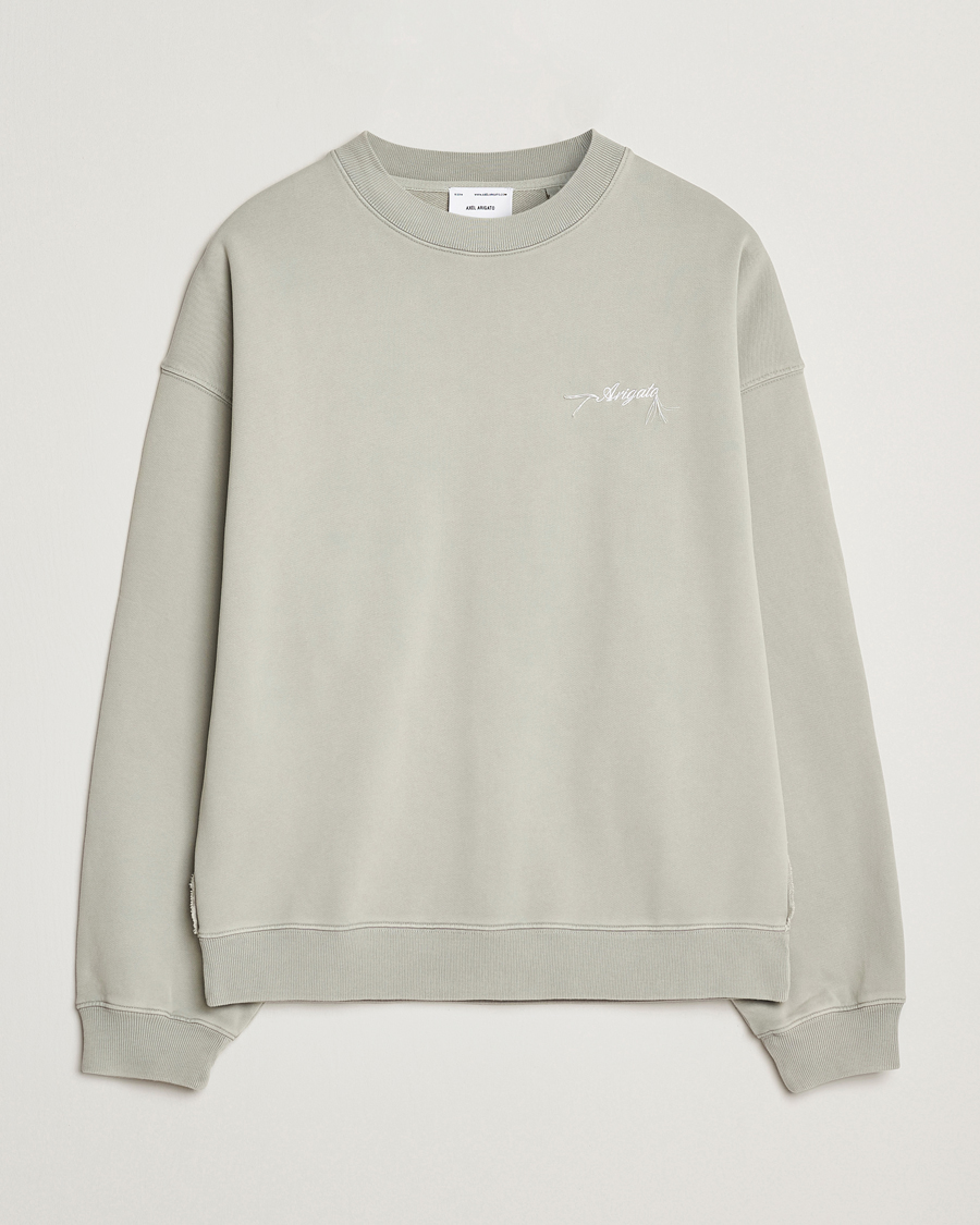 Herre | Gensere | Axel Arigato | Honor Washed Sweatshirt Sage Green
